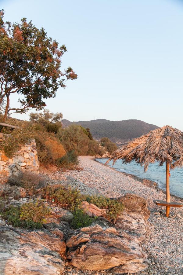 Mytilíni Beach Front Villa Melani מראה חיצוני תמונה