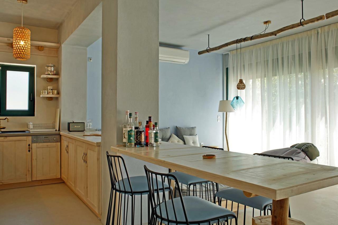 Mytilíni Beach Front Villa Melani מראה חיצוני תמונה