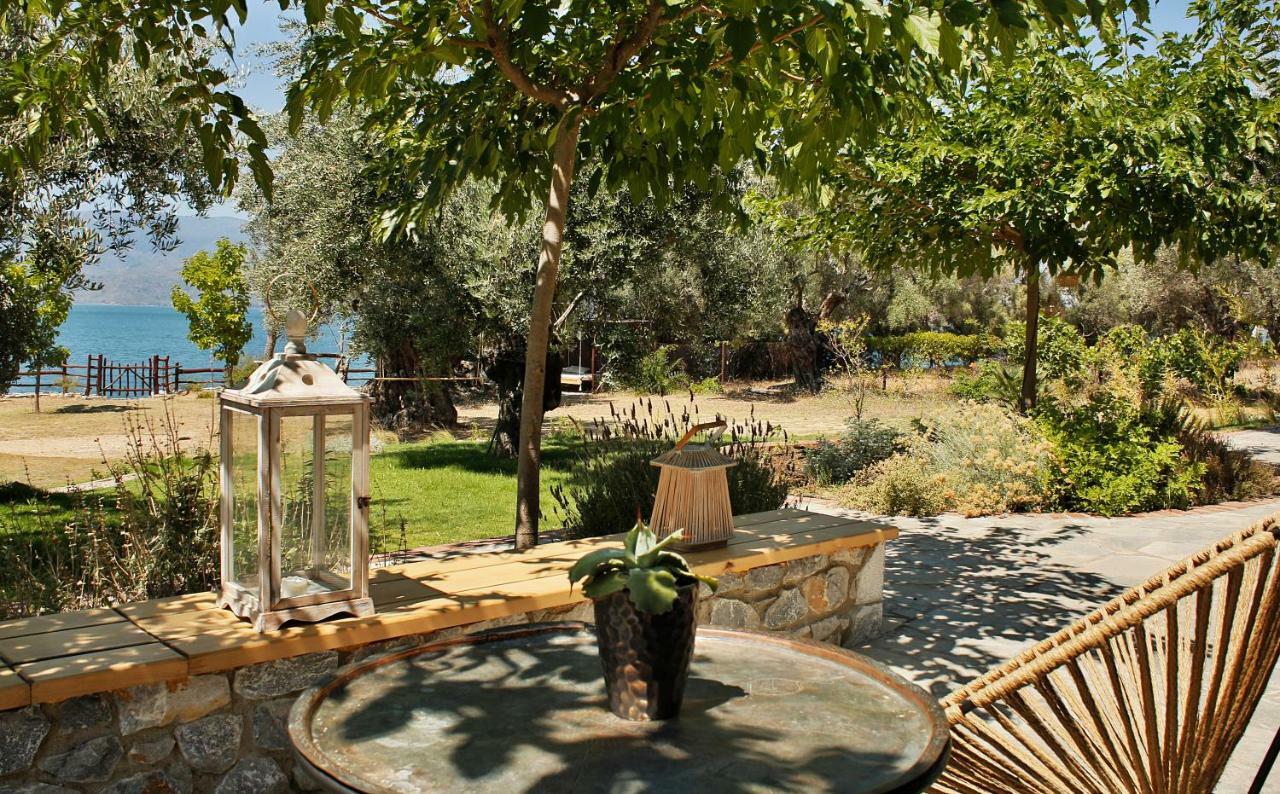 Mytilíni Beach Front Villa Melani מראה חיצוני תמונה